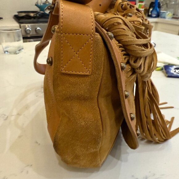 💯 Authentic RED Valentino Designer Crossbody – Tan Studded Bow Detail - Picture 2 of 15